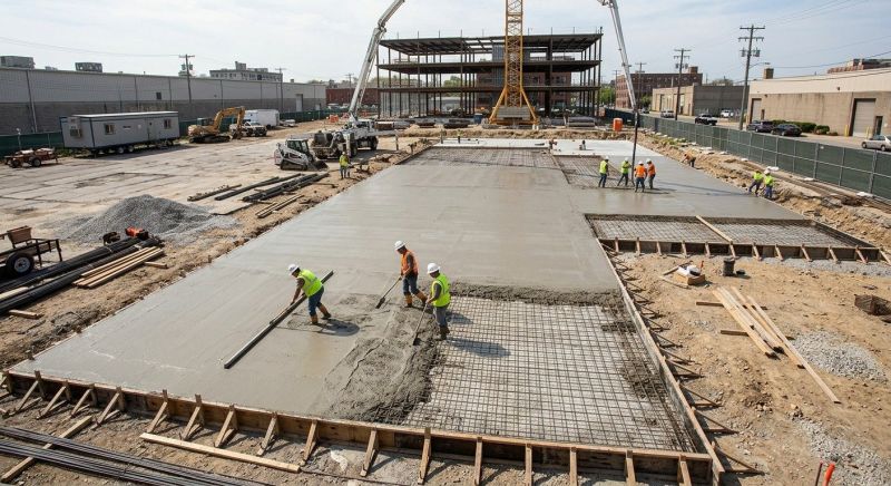 Commercial Slab Construction in Tryon, NC