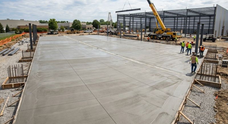 Commercial Slab Installation in Landrum, SC