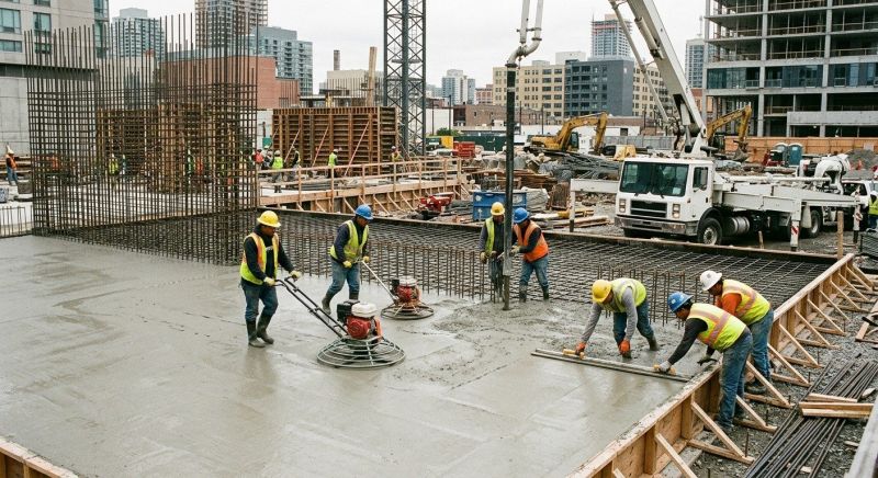 Commercial Slab Installation in Spartanburg County, SC