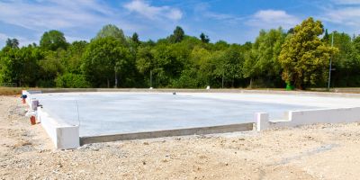 Commercial Slab Installation in Taylors, SC