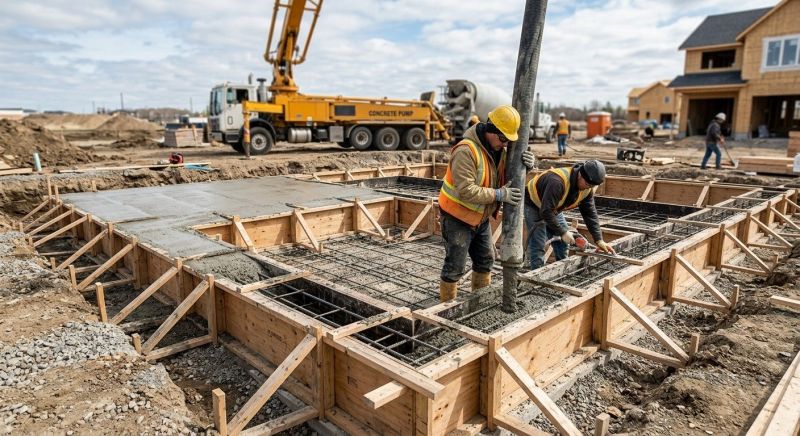 Concrete Foundation Installation in Duncan, SC