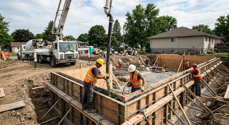 Foundation Wall Pouring in Duncan, SC