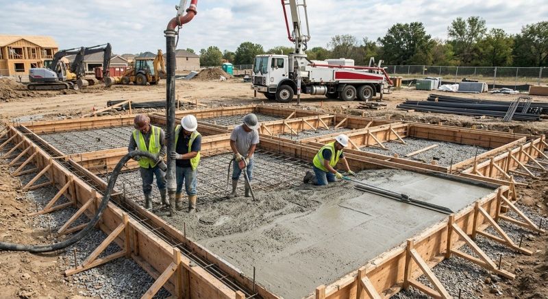 Foundation Wall Pouring in Moore, SC